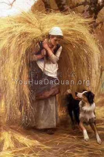 Returning From The Hayfield - 亚瑟·哈克